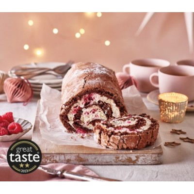 Chocolate and Raspberry Roulade